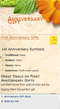 Mobile Screenshot of anniversarygift.org